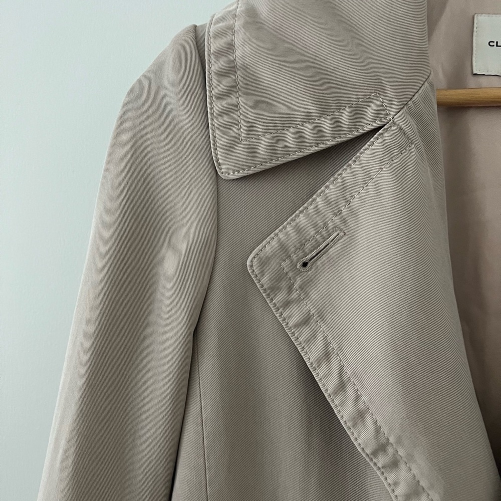 Club Monaco Taupe Grey Trench coat